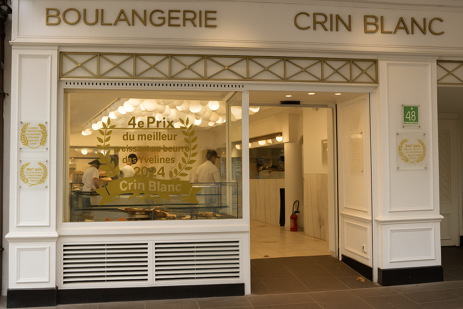 Boulangerie — pains cuits sur place